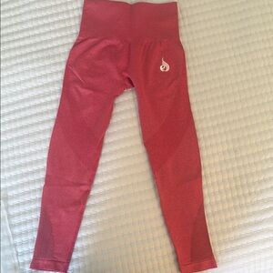 Ryderwear Red Leggings Athletic Slim Fit